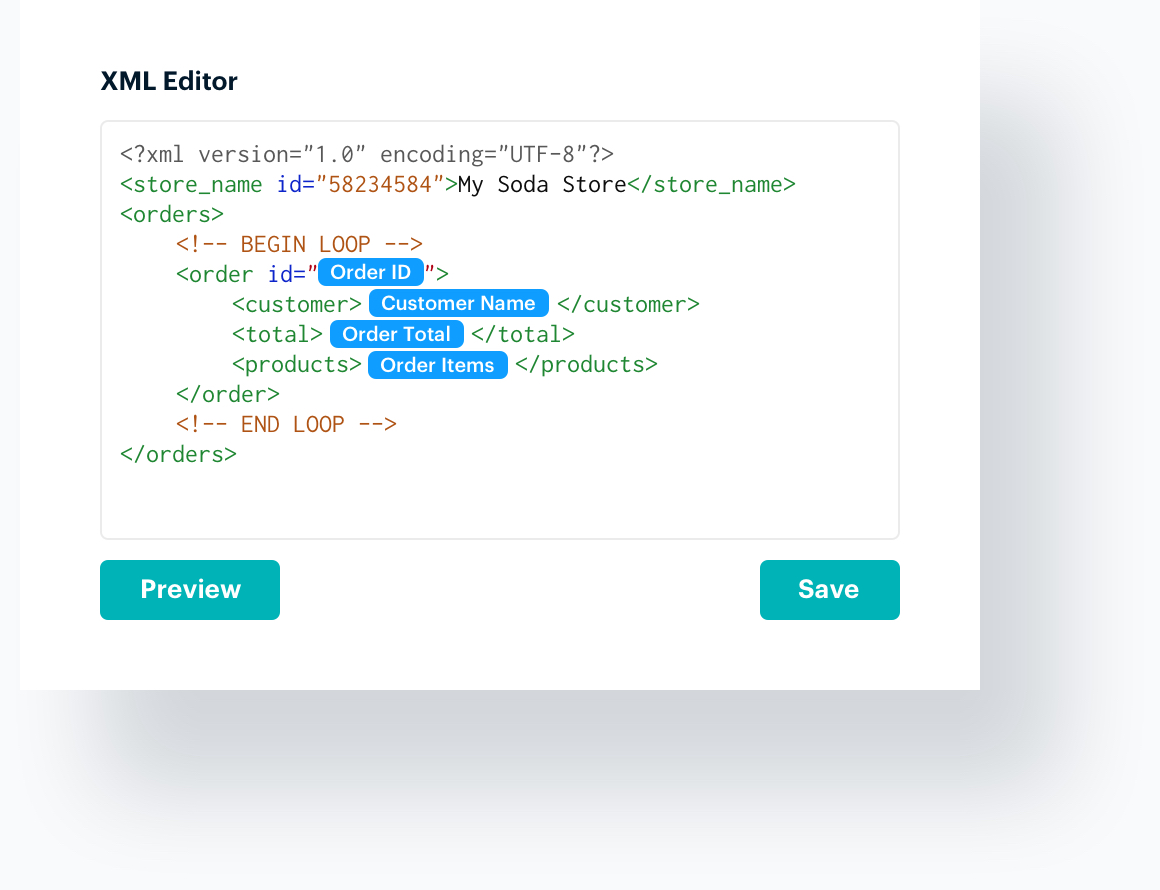 Export WooCommerce Orders XML