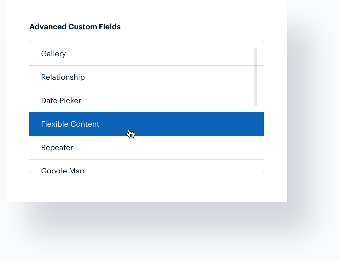 Export Advanced Custom Fields