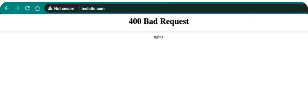 WordPress 400 Bad Request Error