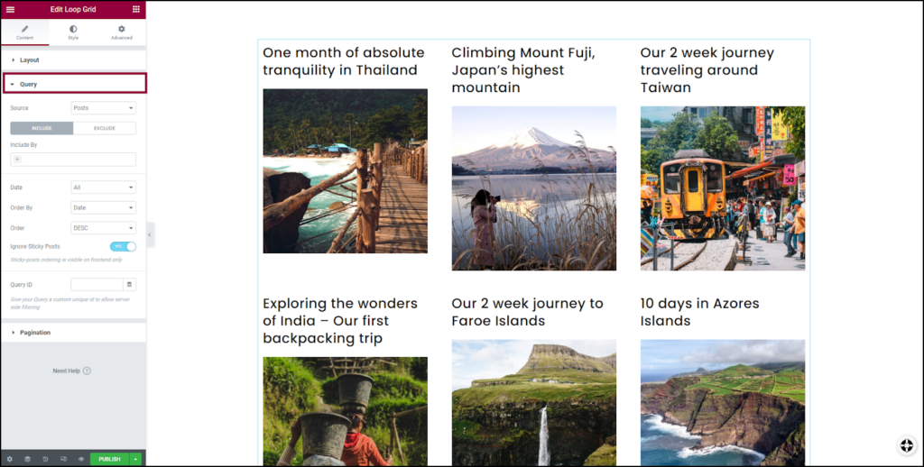 Elementor Loop Builder