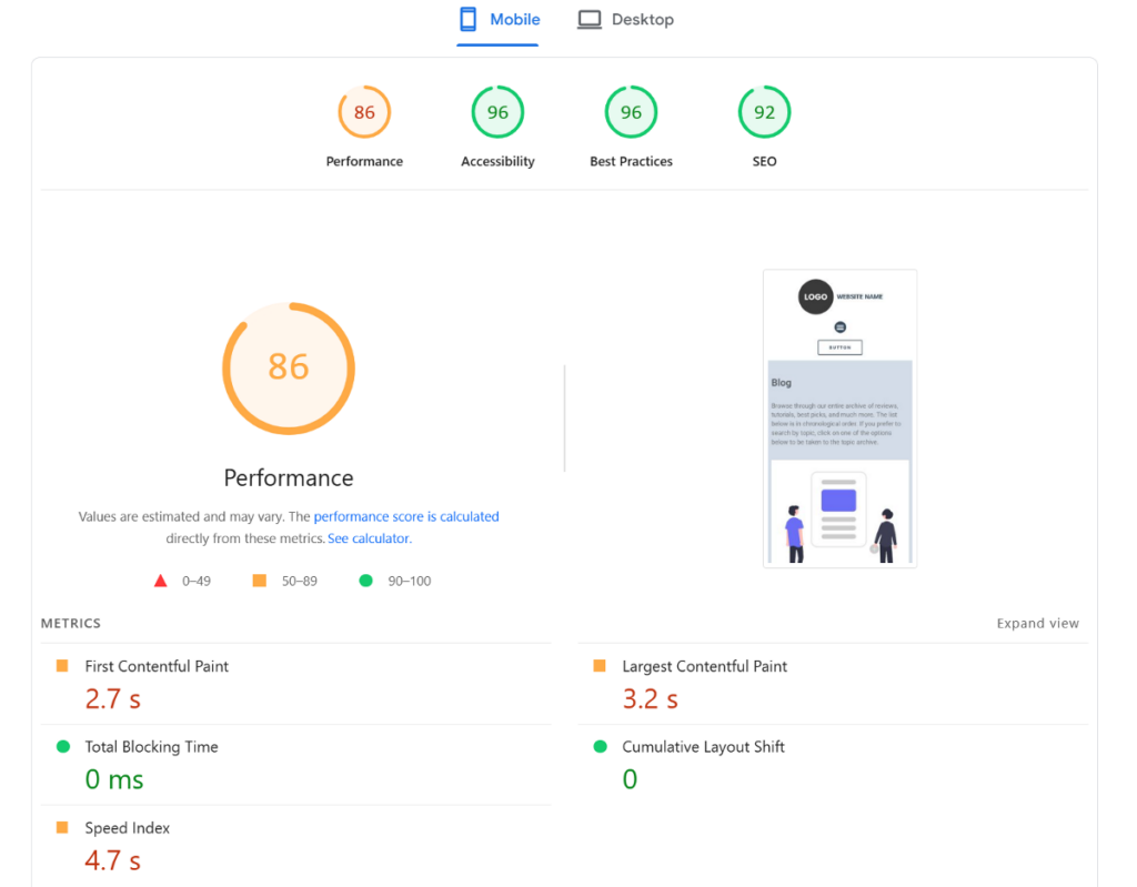 Divi Page Speed on Moderate