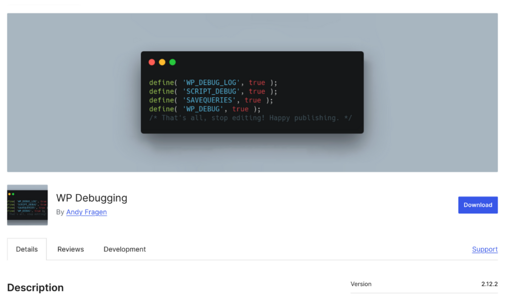 WP Debugging WordPress Debug Plugin